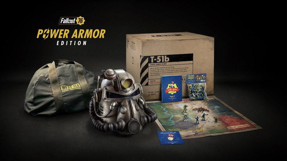 Die Fallout 76 Power Armor Edition kostete in etwa 200 Euro.