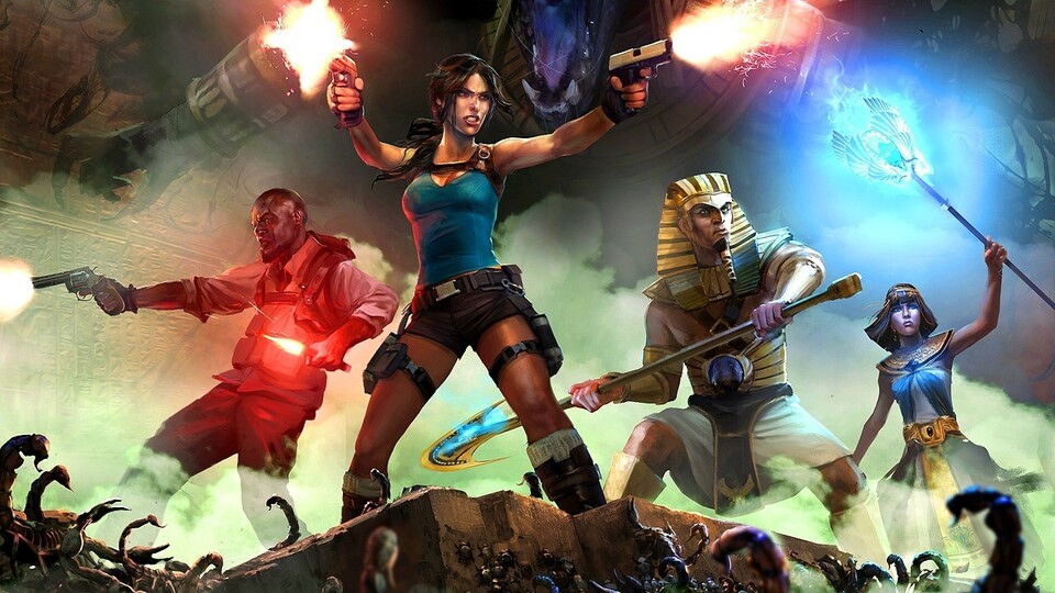 Lara Croft and the Temple of Osiris lässt sich mit bis zu vier Spielern im Koop durchspielen.