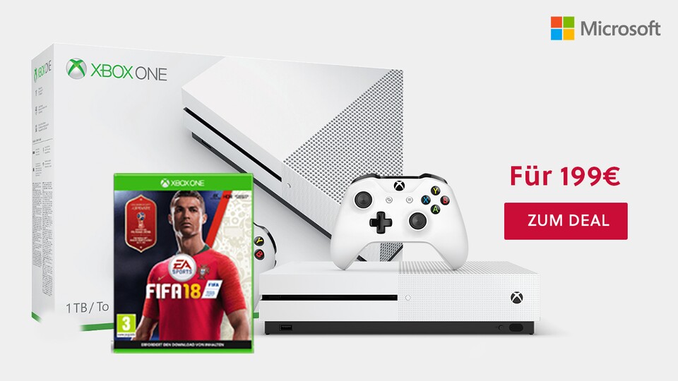 Xbox One S + FIFA 18 + Forza Horizon 3 nur 199€