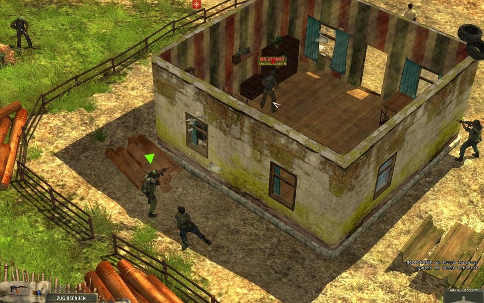 Kämpfen Sie in Gebäuden, blendet das Spiel automatisch die Dächer aus und erlaubt den Blick ins Innere.