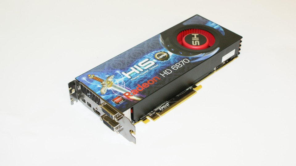Eigentlich sollte die Radeon HD 6870 laut AMD lediglich 200 Euro kosten. Diese übertaktete Variante von HIS liegt bei 270 Euro.
