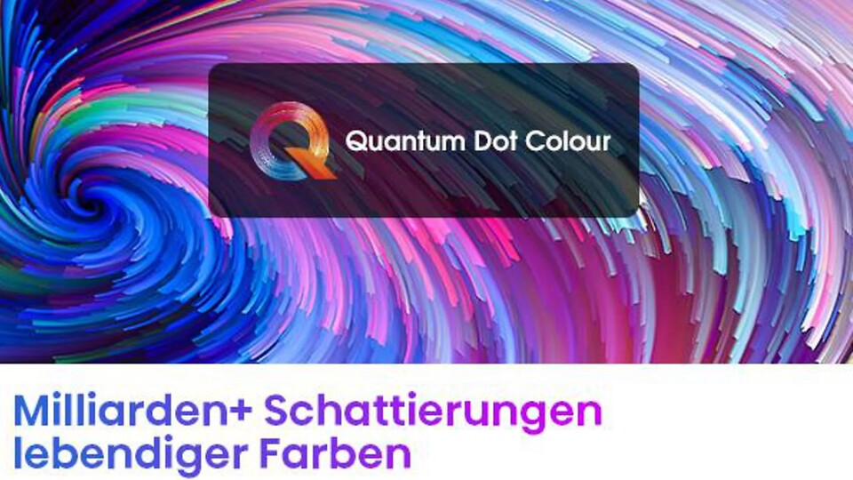 Quantum Dots mit Mini-LED machen ein richtig gutes Bild: Scharfe Kontraste, tiefes Schwarz und über eine Milliarde Farben erwarten euch!