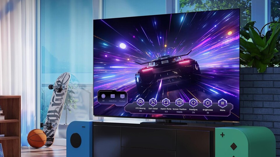 Gaming in 4K mit 120 Hz: Der Hisense 55A85N ist perfekt für PS5 (Pro),Xbox Series X und Nintendo Switch 2!