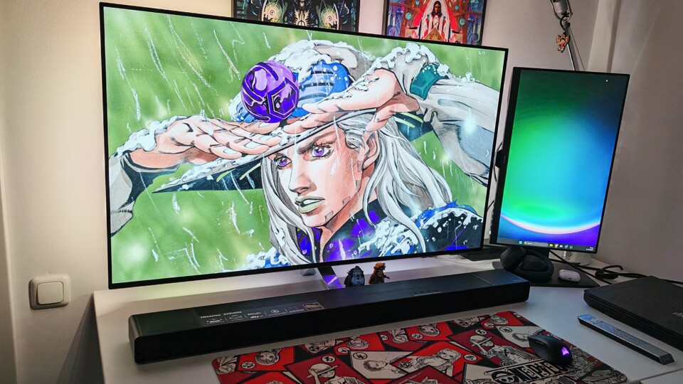 Die Klangstange wirkt hier größer als ist. Ich hätte mir für mehr Körper ruhig ein bisschen mehr Tiefe gewünscht. (Bildquelle: Maxe S., GameStar)