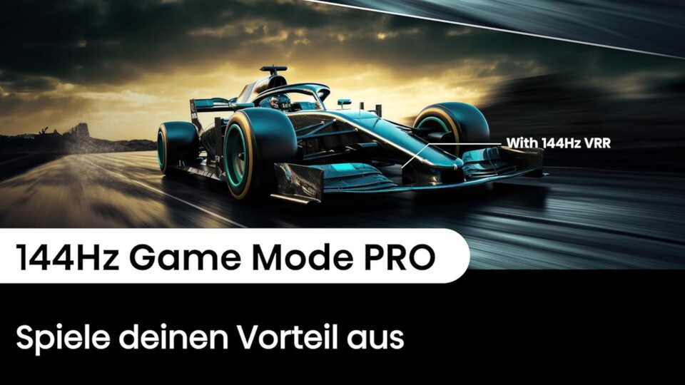 Geniale Bildqualität in Kombination mit rasanten 144Hz: Gaming auf dem 4K Mini-LED-TV von Hisense macht unfassbar Laune!