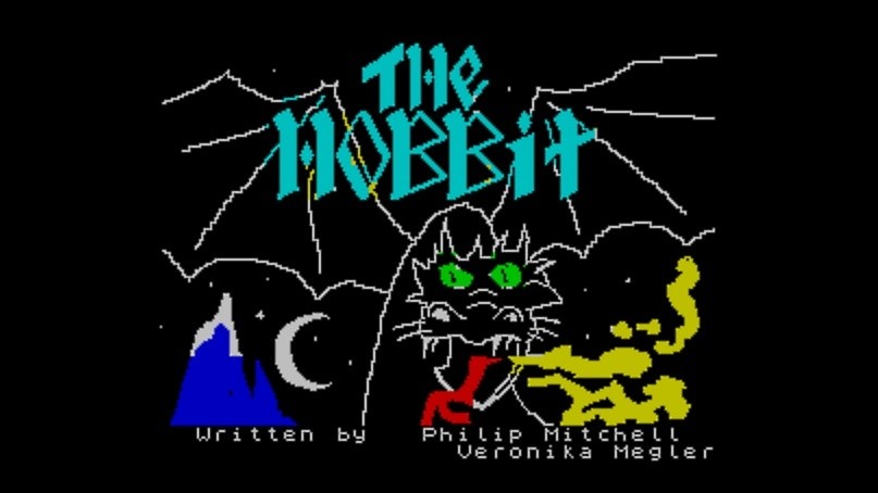 Historical Software Archive: Hier das Beispiel The Hobbit als Version für den ZX Spectrum.