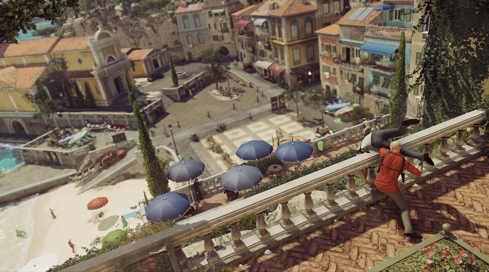 Diese italienischen Balkone sind so unsicher! Das muss man nur einmal stolpern und schon ist das Unglück passiert.