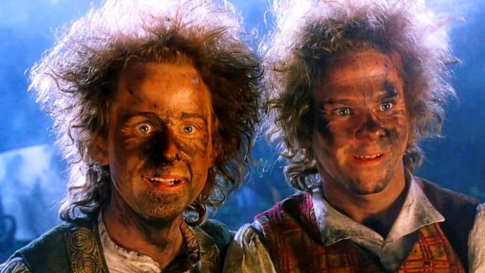 Merry (rechts) gerät wie ein echter Schurke ständig in Schwierigkeiten und wuselt sich dann wieder heraus.