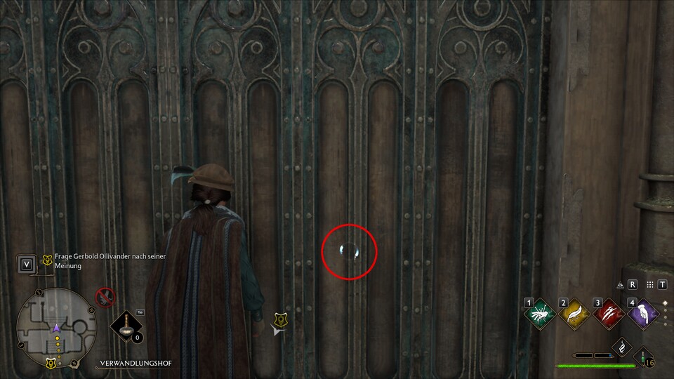 Du kommst hier nicht rein: Statt einer offenen Tür sehen wir wegen unserer lahmen CPU zunächst nur ein Ladesymbol.