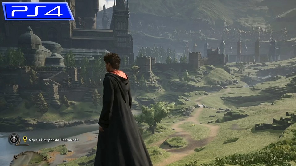 Auch auf der PS4 weiß Hogwarts Legacy zu gefallen, jedoch ist zum Beispiel auch die Sichtweite im Vergleich zur großen Schwester stark verringert.
