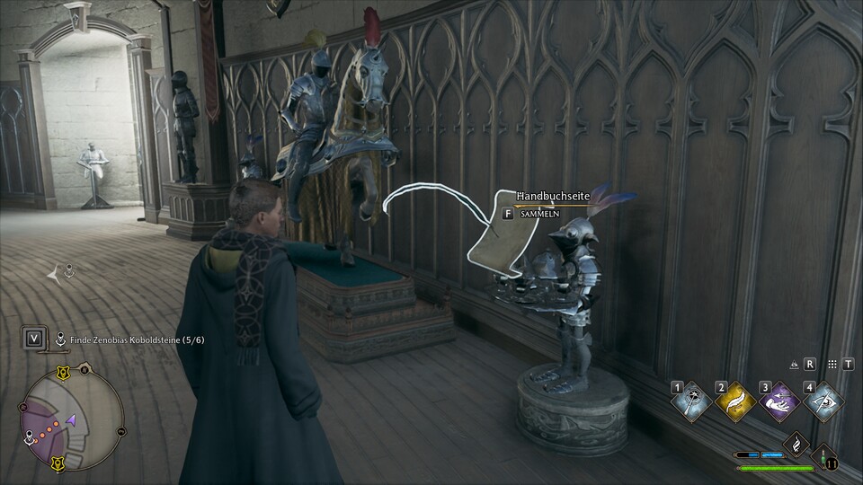 Ohne Handbuchseite wäre ich an dieser Elfenrüstung wohl nur vorbeigelaufen.