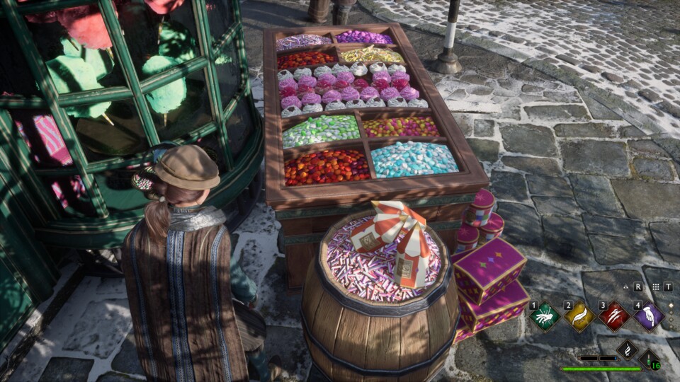 Natürlich kann man nicht erwarten, dass hier jedes Bonbon einzeln gerendert wird. Aber etwas plastischer könnten die Süßigkeiten schon sein.