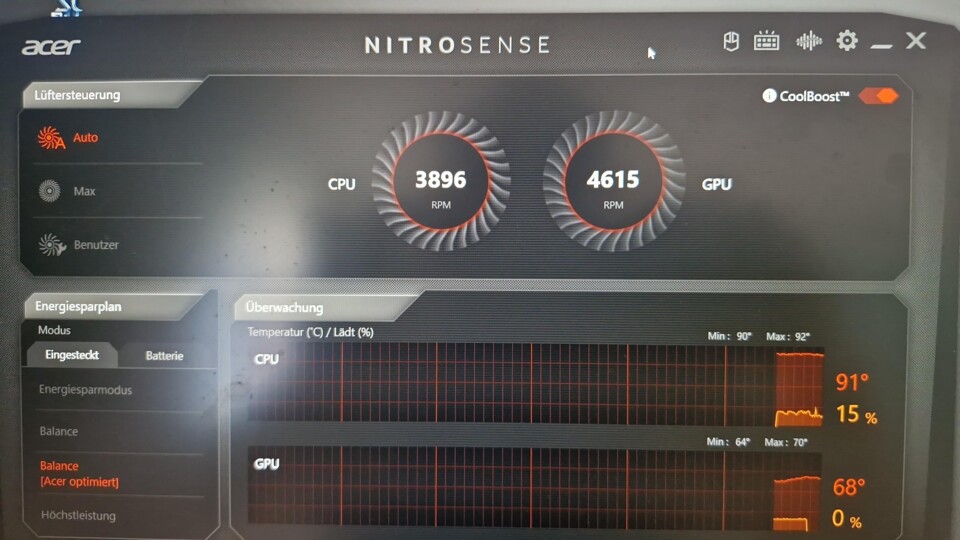 Eine Auslastung von 15 % ist weit vom Idle-Zustand entfernt. (Quelle: Reddit)