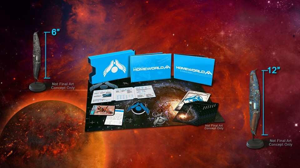 Die Wahl zum Raumschiff-Modell der Homeworld Remastered Collector's Edition steht fest. 