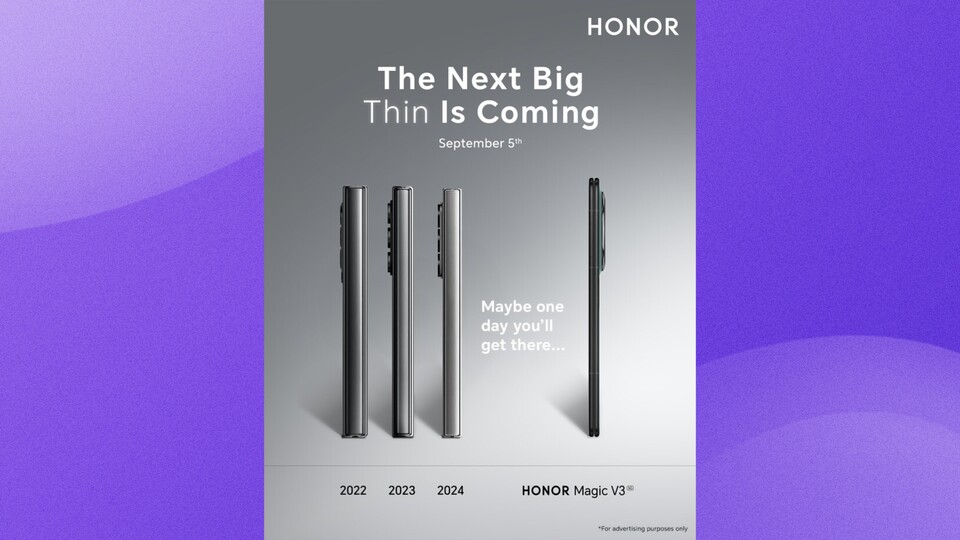 »The Next Big Thin« ist auch eine Anspielung auf Apple. (Bildquelle: Honor)