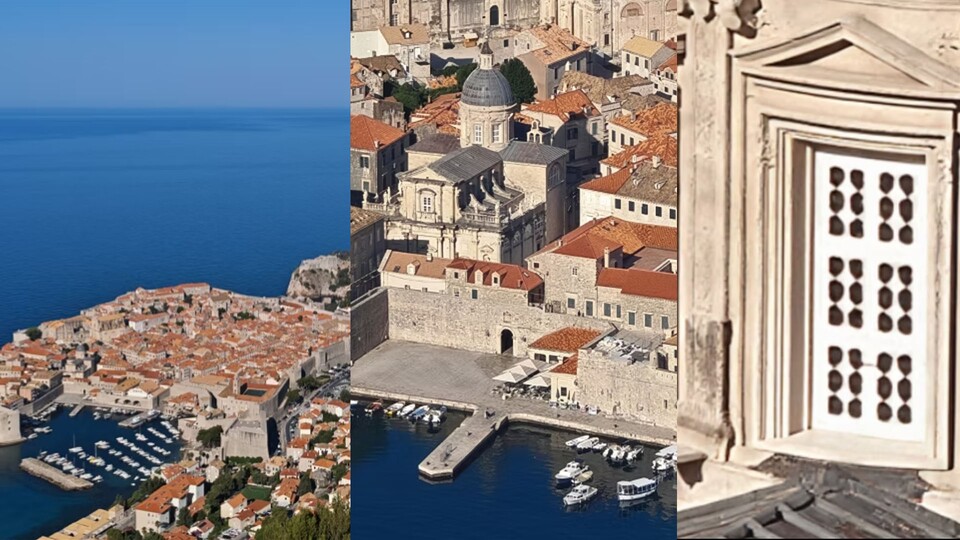 100-facher Zoom: Wie krass das ist, sehr ihr hier. Links: 1x, Mitte 6 fach-Zoom, rechts 100-facher Zoom. Die Kirche sieht man auf dem linken Bild nicht einmal richtig.