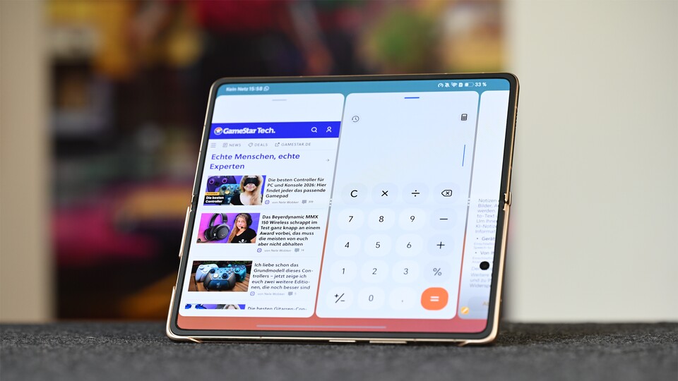Ihr könnt die Apps horizontal und vertikal anordnen. (Bild: Patrick S.GameStar Tech)