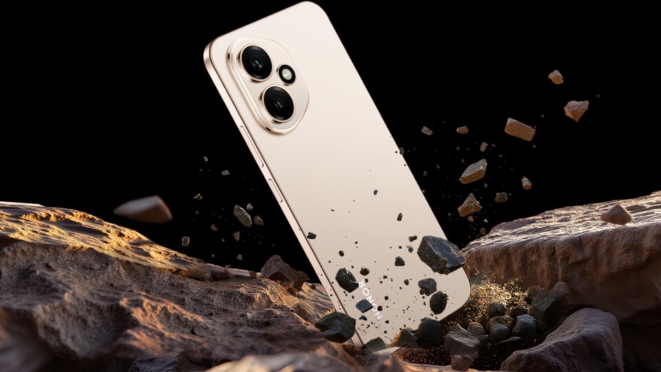 Das Honor 400 ist IP54 zertifiziert und damit gut gefeit gegen Staub und Flüssigkeiten.