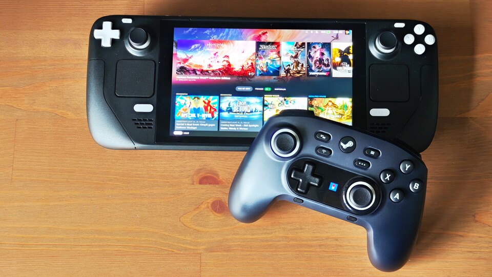 Das Horipad für Steam eignet sich natürlich sehr gut als Controller für euer Steam Deck.