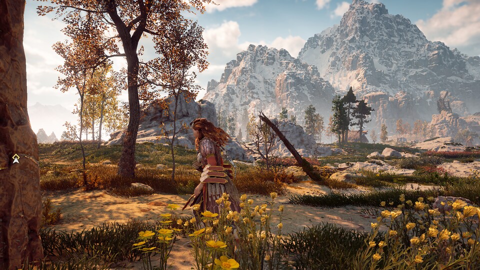 Hübsche Singleplayer-Welten, die man ohne Zeitdruck erforschen kann, stehen bei euch hoch im Kurs. Im Bild: Horizon Zero Dawn.