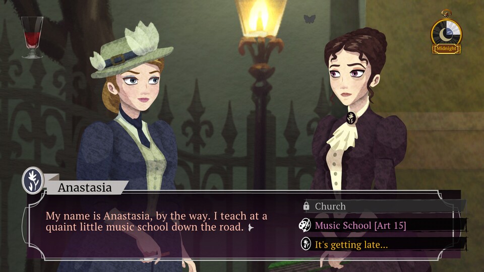 Jungvampirin Liza erhält in Cabernet durch gesteigerte Fähigkeiten mehr Möglichkeiten.