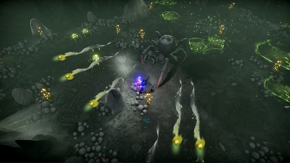 Nichts für Arachnophobiker: In V Rising bekämpft ihr auch eine Riesenspinne, um von ihr zu lernen.