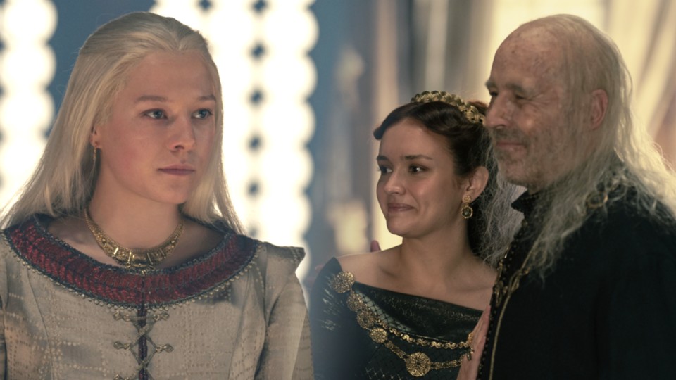 Die Wogen zwischen Prinzessin Rhaenyra und Königin Alicant haben sich in den vergangenen zehn Jahren nicht geglättet. Bildquelle: HBO