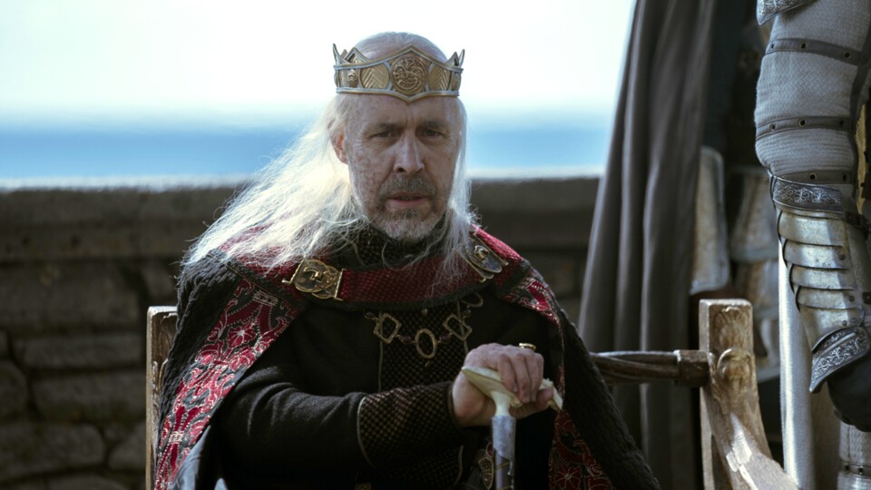 Nach der siebten Folge von House of the Dragon kann König Viserys sicherlich nicht gut schlafen. Bildquelle: HBO