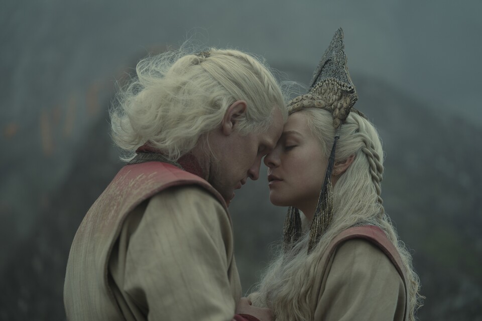 Die Hochzeit von Daemon und Rhaenyra unterscheidet sich deutlich von bisherigen Vermählungen. Bildquelle: HBO