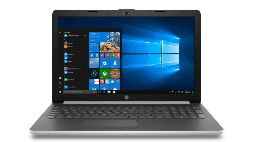 HP 15-db0320ng, Notebook, AMD Ryzen 5 Prozessor, 12 GB RAM, 1 TB HDD, 128 GB SSD, Radeon™ Vega 8