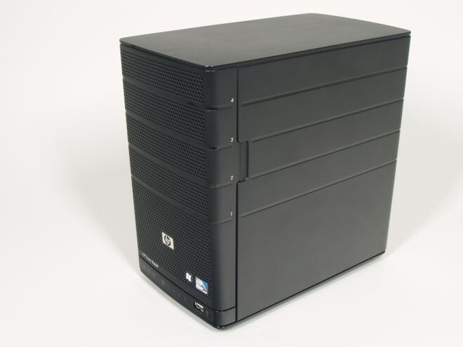 HP Data Vault X312: Der Windows Home Server zeigte beim Zugriff mehrerer Clients Schwächen.