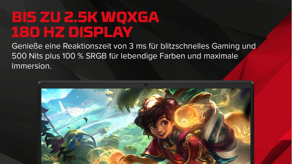 Gerade das Display ist im Zusammenspiel mit der GPU und dem Prozessor ein Highlight des Systems.
