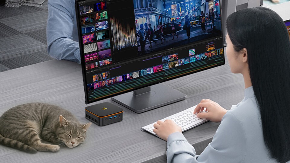 Bleibt selbst unter Last so leise, dass eure Katze daneben ungestört schlafen kann.