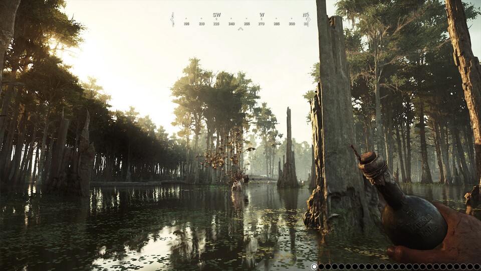Hunt ist ein Horror-Spiel, das zeigt sich an zahlreichen Details in der schönen Spielwelt.