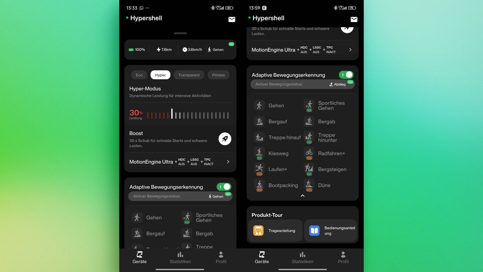 Die App ist simpel aufgebaut und einfach zu bedienen. Hier findet ihr auch die Bedienungs- und Trageanleitung. (Bildquelle: Duy Linh DinhGameStar Tech)