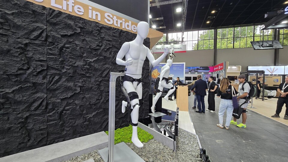 Das Halo-Exoskelett von Hypershell auf der IFA. (Bildquelle: GameStar Tech)