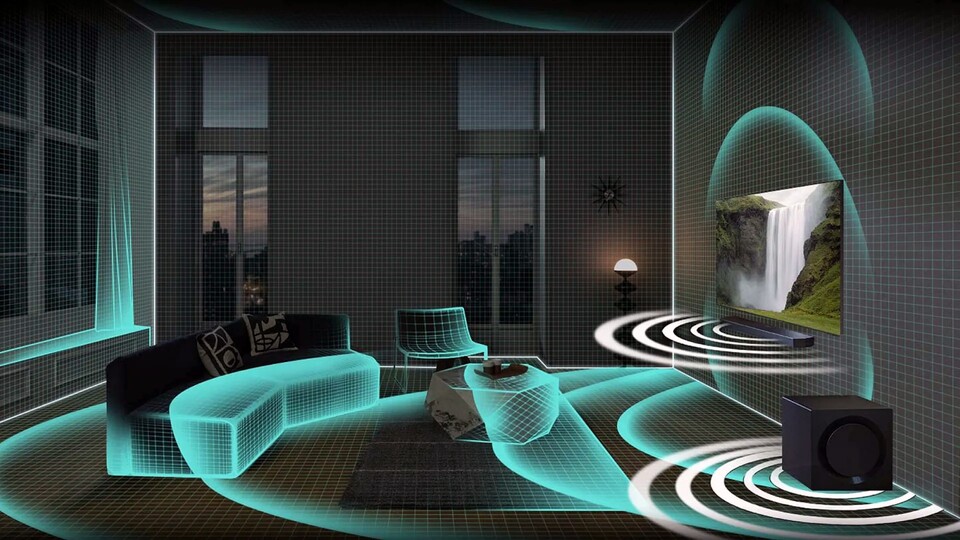 3D-basierter Klang kann im Raum platziert werden. (Bild: Samsung)