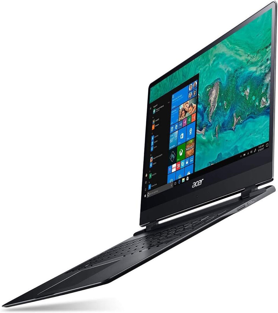 Das Acer Swift 7 ist nur noch 0,89 Millimeter dick: Welchen Vorteil das haben soll, erschließt sich mir nicht. (Quelle: Acer)