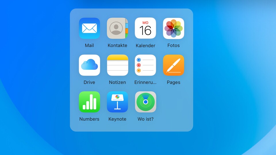 Auf icloud.com könnt ihr auf die vielen Apple-Dienste zurückgreifen, darunter auch Fotos.