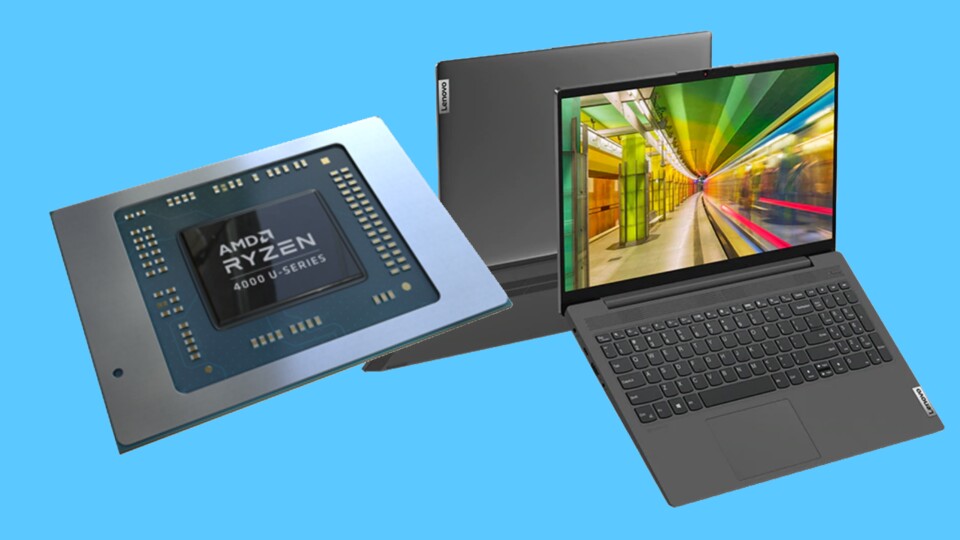 Das IdeaPad 5 läuft mit einem AMD Ryzen 4000 Notebook-Prozessor.