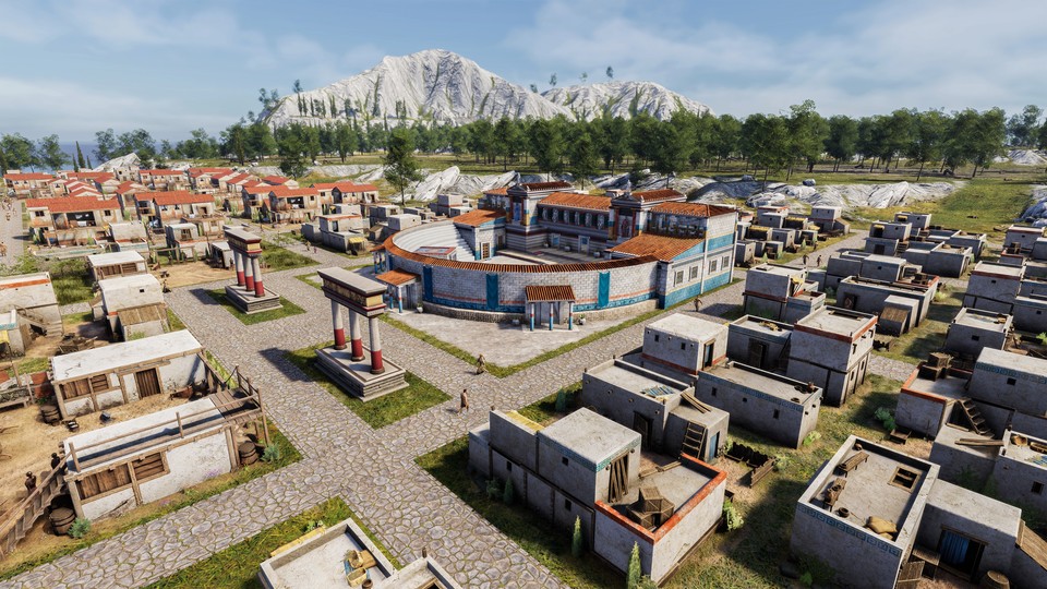 Ihr könnt jetzt das Aufbauspiel Builders of Greece gratis auf Steam anspielen