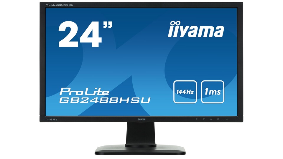 Der neue iiyama Prolite GB2488HSU-B1 bietet Full-HD auf 24 Zoll bei 144 Hz.