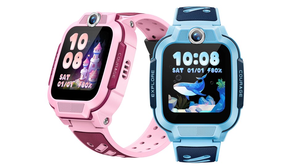 Bunt fürs Handgelenk: Der Hersteller hat seine Smartwatch kindgerecht gestaltet. (Bildquelle: Imoo)