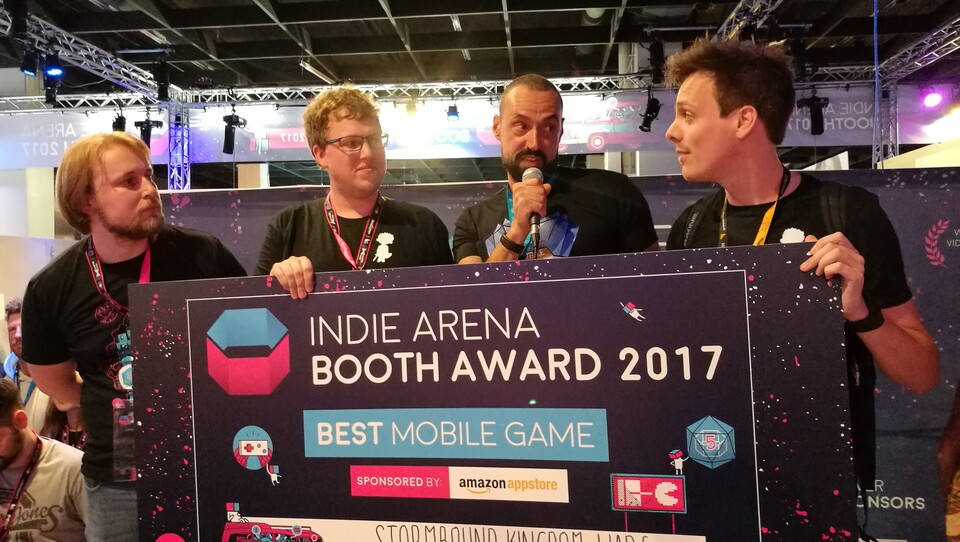 Die besten Spiele der Indie Arena Booth werden am Ende mit Preisen ausgezeichnet.
