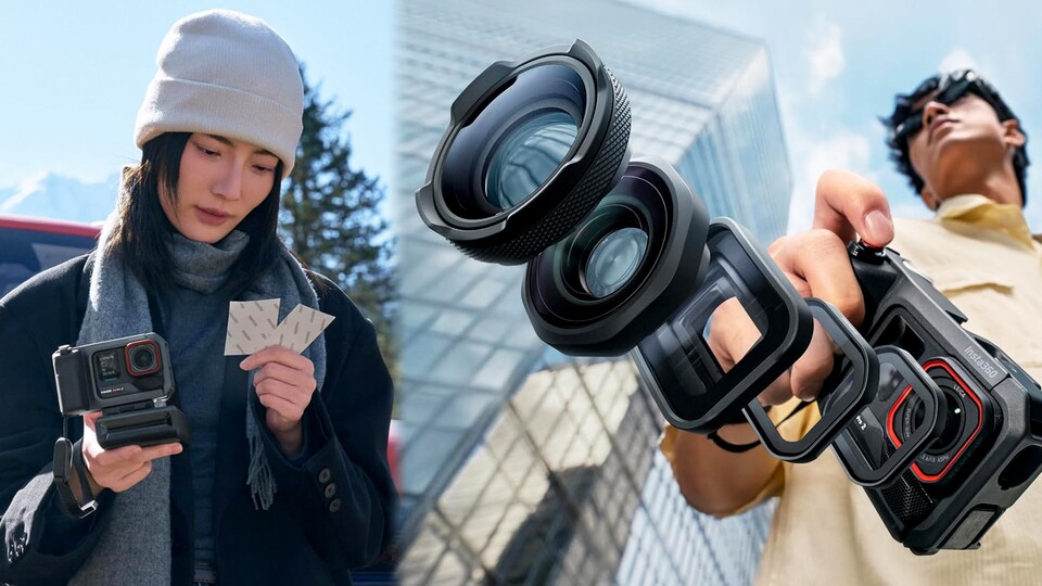 Mit dem Xplorer Pro-Grip und den Objektiven fühlt sich die Ace Pro 2 schon fast wie eine »richtige« Kamera an. Mit dem Mini-Drucker könnt ihr die Fotos direkt ausdrucken.