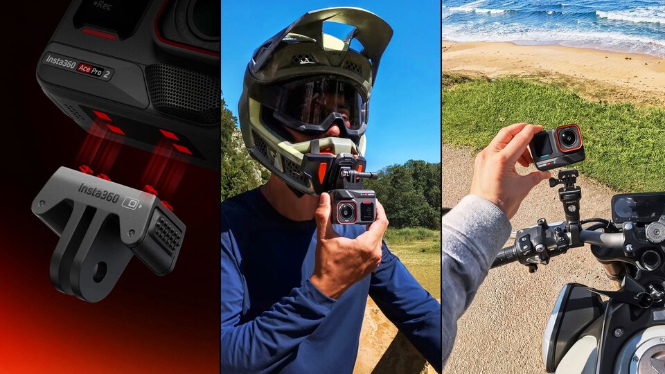 Gewohnte Gadget-Kompatibilität mit einfachem Magnet Lock-In. So schnell und sicher kann Kamera-Montage sein!