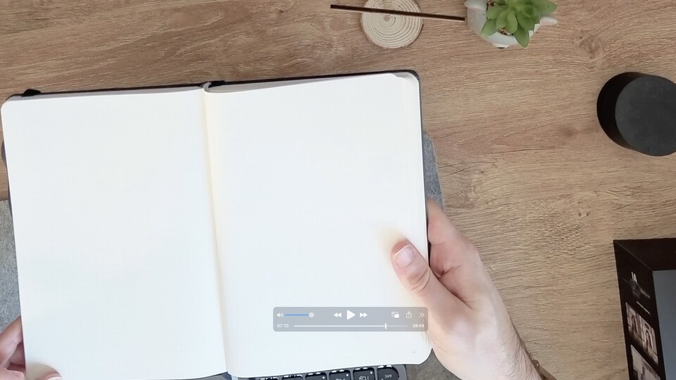 Der DeskView-Modus erlaubt es euch, euren Schreibtisch zu filmen.