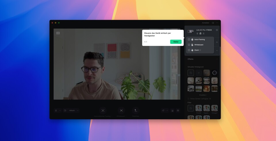 Die Software ist aufgeräumt; der Einstieg wird gut erklärt.