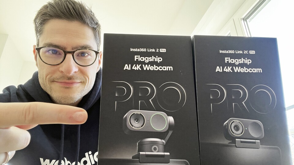Insta360 Link 2 Pro und Link 2C Pro im Test: Diese Webcams haben mich beeindruckt.