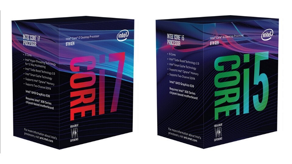 Der Intel Core i7 8700K besitzt sechs Kerne. (Bildquelle: Intel)